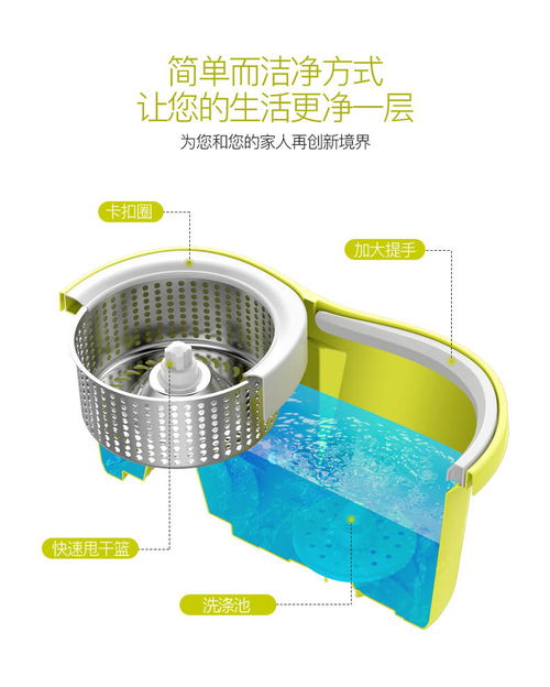 正品太太樂旋轉拖把 五年包換承諾，三頭煥新體驗